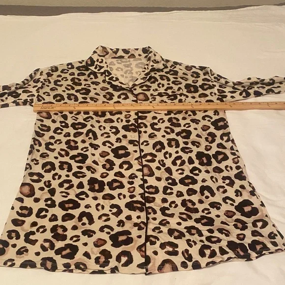 Stars Above Animal Print Pajama Top - Picture 5 of 7